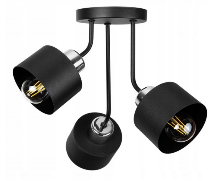 Подвесной светильник Boko 3 Black/Chrome (PL-0002867 M/Black/Chrome )