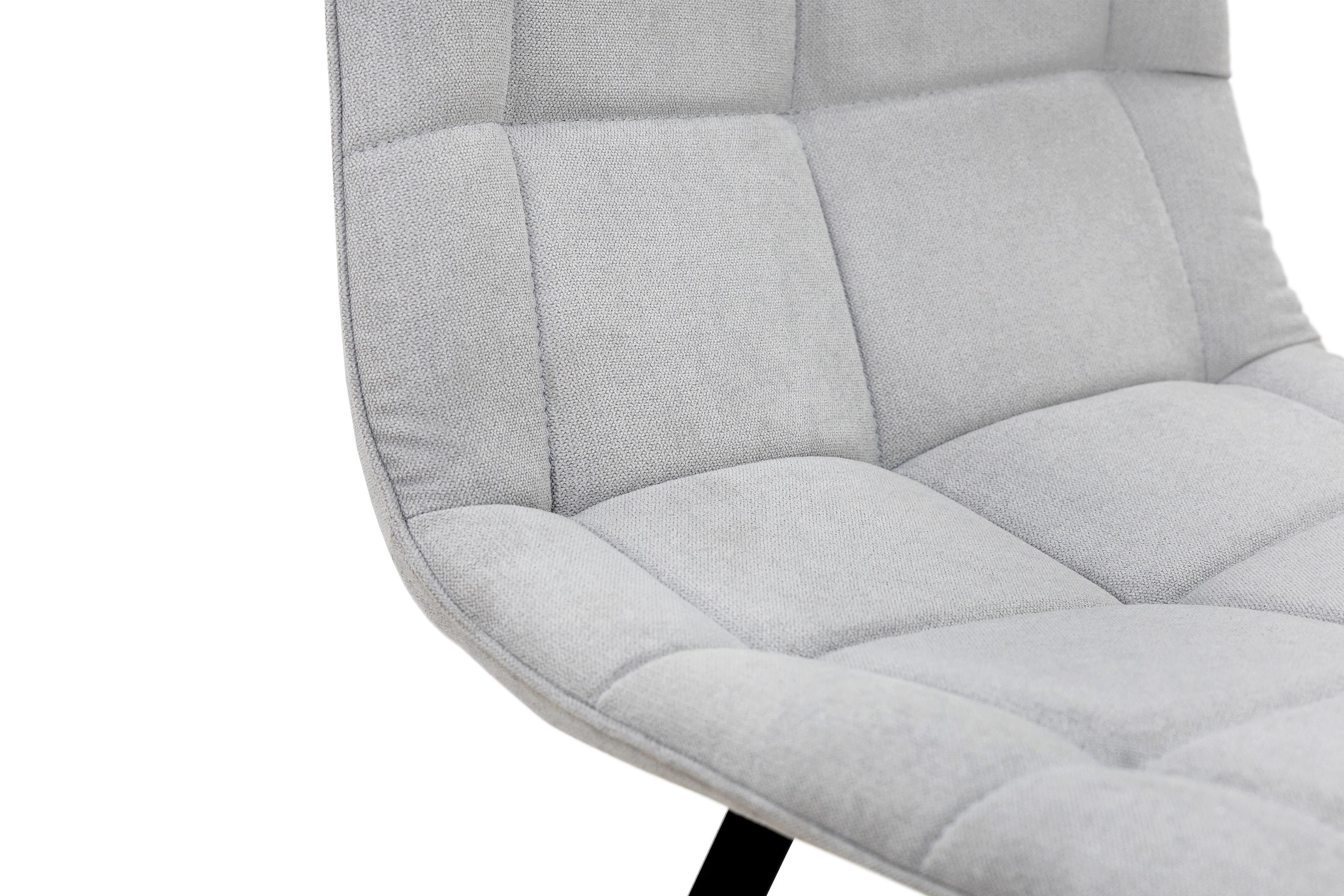 Стілець для кухні та вітальні Фіджи Софт 470х840х580 мм Чорний/Світло-сірий (GAА0056046) - фото 6 Стілець для кухні та вітальні Фіджи Софт 470х840х580 мм Чорний/Світло-сірий (GAА0056046) - фото 6