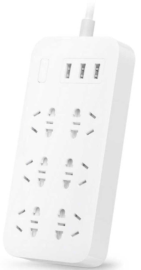 Удлинитель MiJia CXB6-1QM 6 розеток 3 USB-port White (35776)