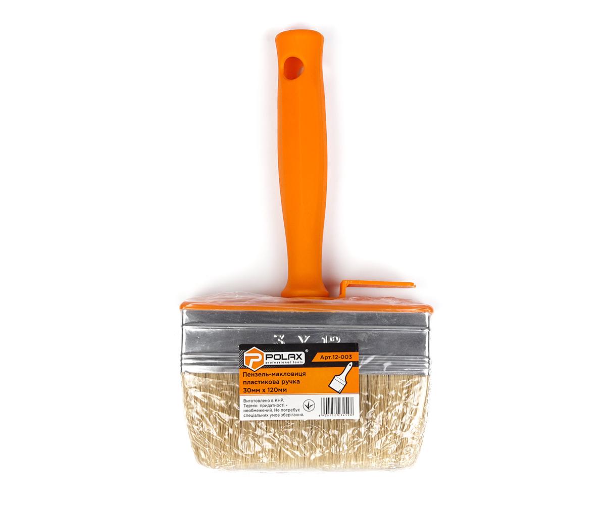 Кисть-макловица Polax пластиковая ручка 30х120 мм (12-003) - фото 2 Кисть-макловица Polax пластиковая ручка 30х120 мм (12-003) - фото 2