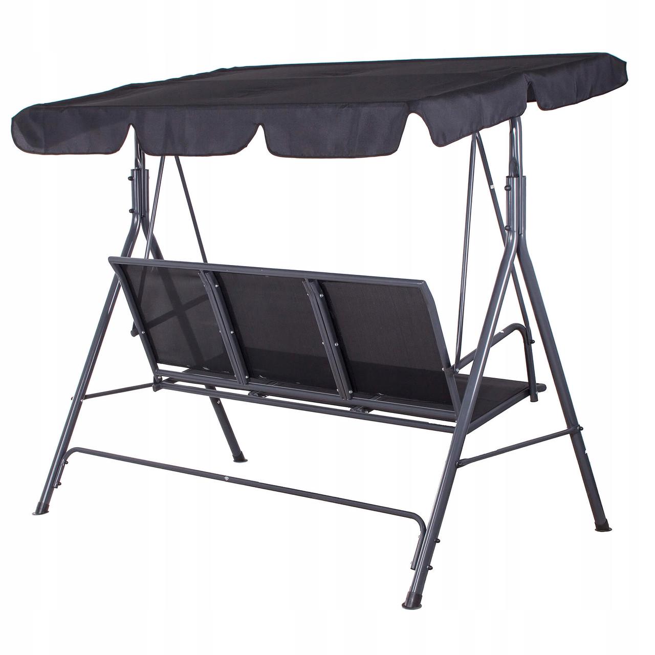 Гойдалка-диван садова з навісом Springos Fiona GS0010 до 220 кг 170х150 см - фото 4 Гойдалка-диван садова з навісом Springos Fiona GS0010 до 220 кг 170х150 см - фото 4