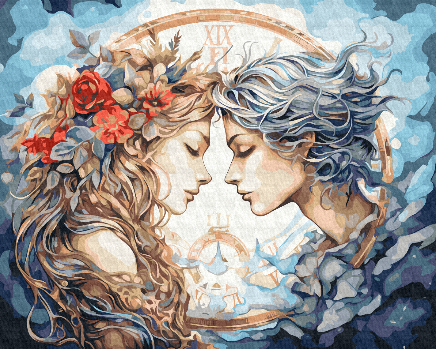 Картина за номерами Brushme Любов непідвладна часу 40x50 см (BS53891)