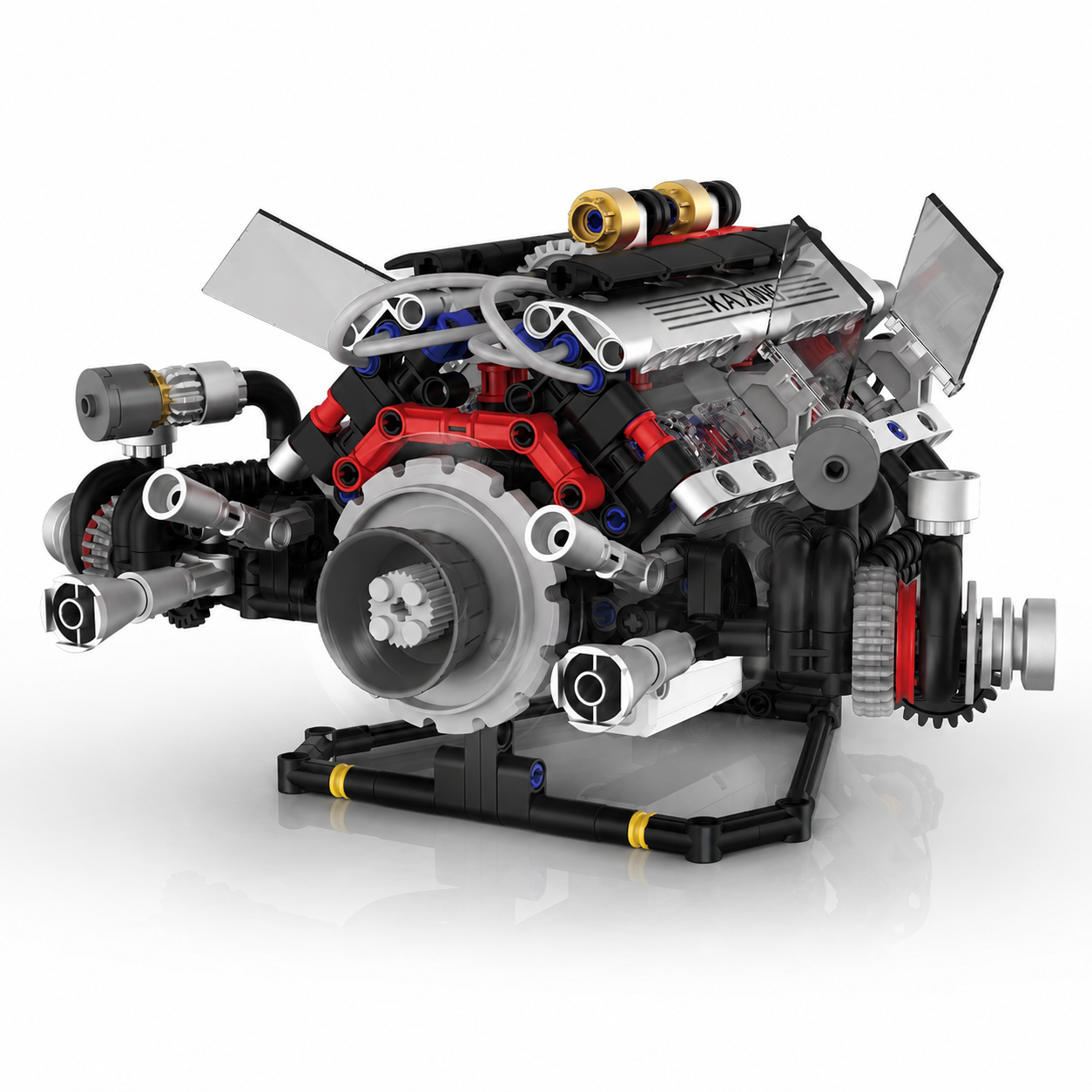 Конструктор аккумуляторный BMW F1 V8 Двигатель внутреннего сгорания с приложением STEM для взрослых 664 дет (96212)