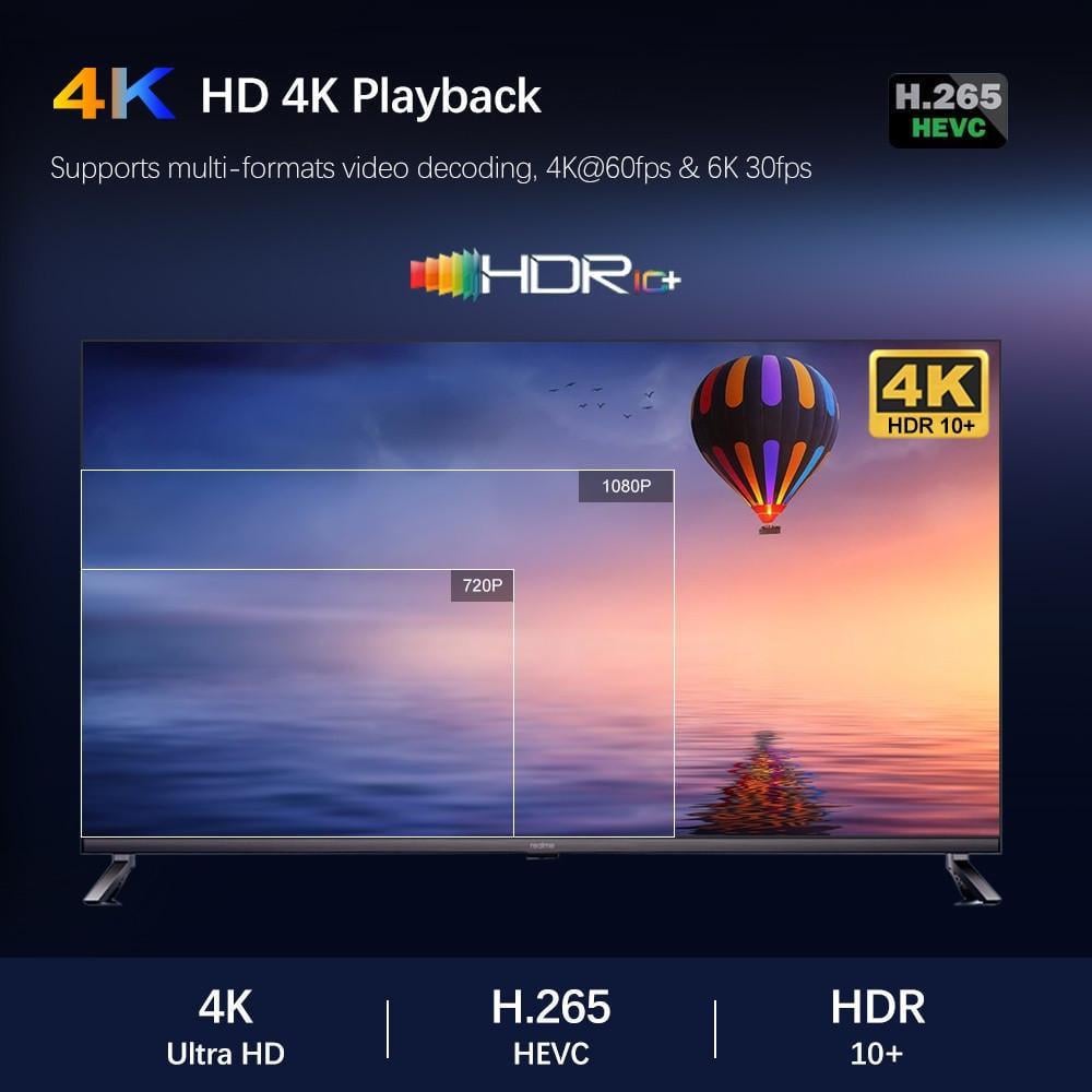 Смарт ТВ приставка VONTAR H1 4/32 Android 12 Smart TV - фото 4