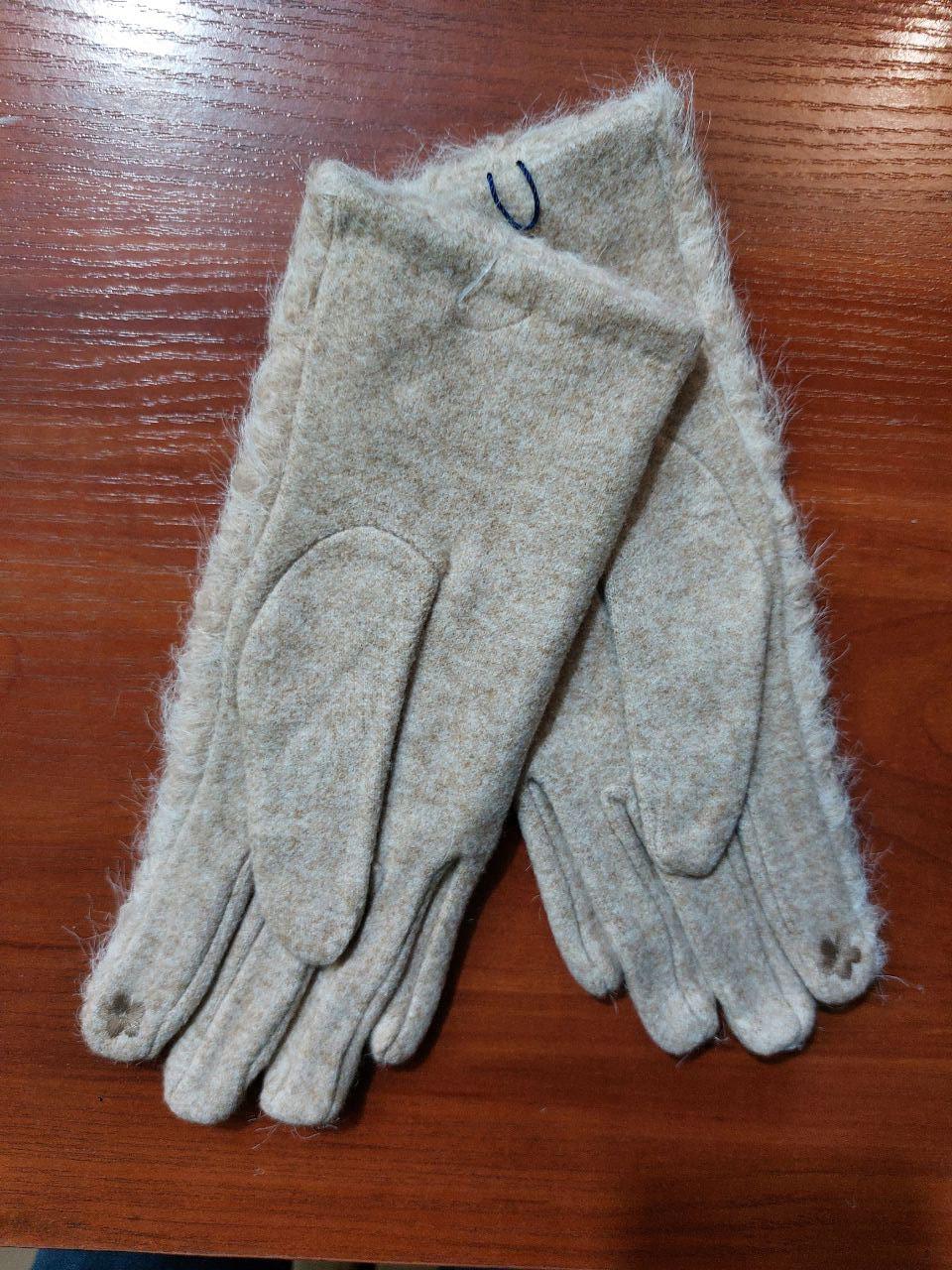 Перчатки сенсорные женские теплые One size Кофейный (456900/3) - фото 4 Перчатки сенсорные женские теплые One size Кофейный (456900/3) - фото 4