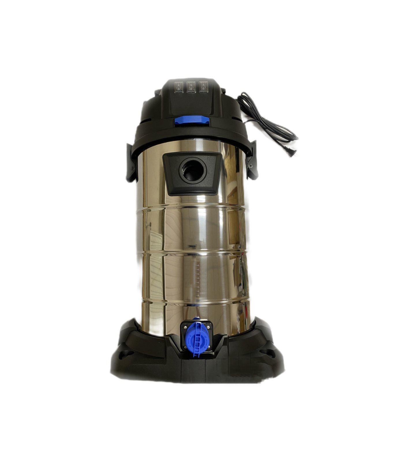 Пылесос промышленный для сухой и влажной уборки AL-FA ALVC80L 80 л 3 мотора Автозапуск