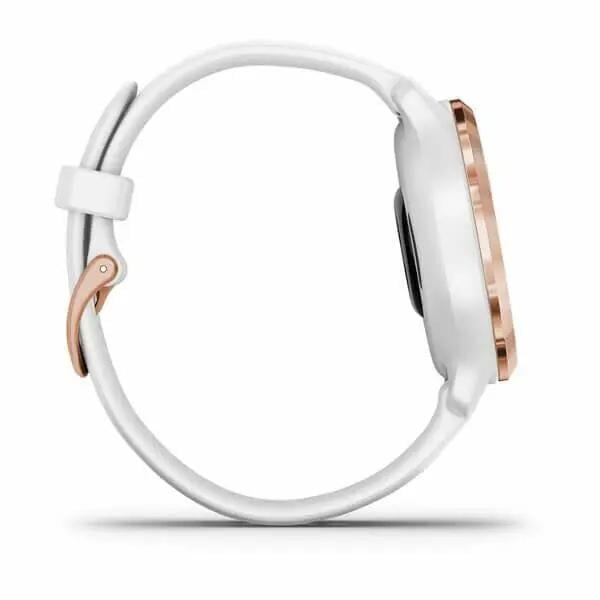 Смарт-годинник Garmin Venu 2S Rose Gold Bezel with White Case and Silicone Band (010-02429-13/03) - фото 4