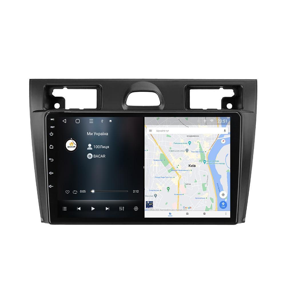 Магнітола штатна BACAR для Ford Fiesta Mk VI 5 Mk5 2002-2008 4/64Gb Individual (1191559) - фото 2 Магнітола штатна BACAR для Ford Fiesta Mk VI 5 Mk5 2002-2008 4/64Gb Individual (1191559) - фото 2