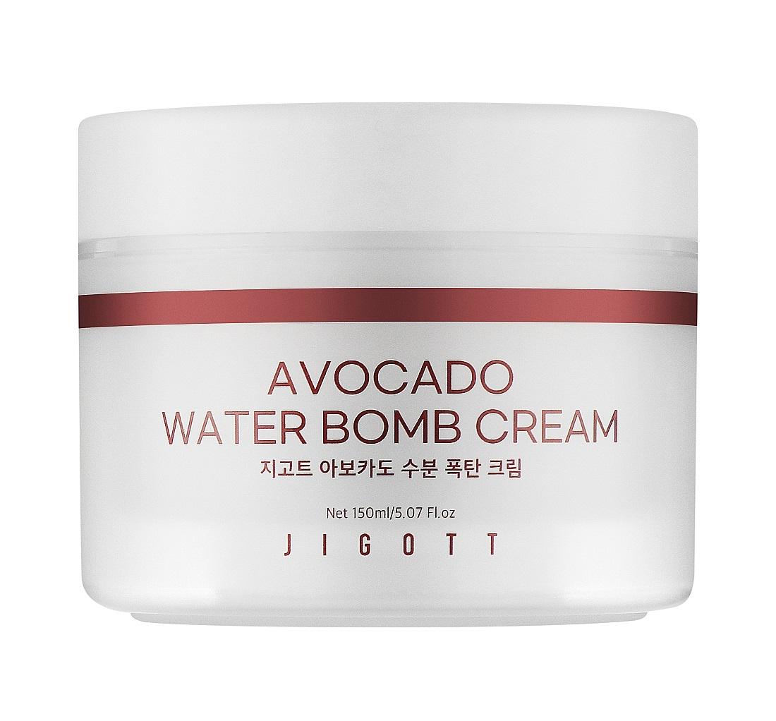 Крем для лица увлажняющий Jigott Avocado Water Bomb Cream 150 мл (8809541282898)