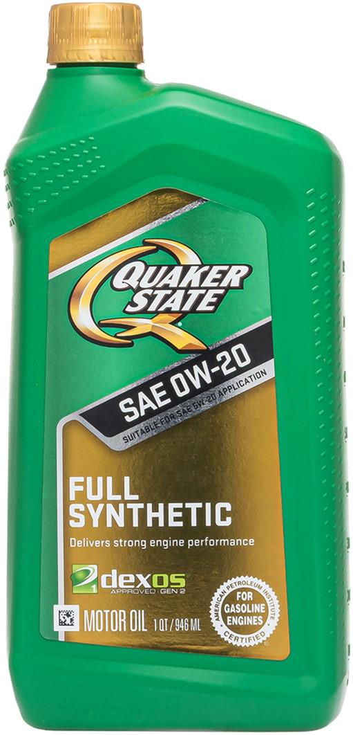 Мастило моторне Quaker State 0W-20 Ultimate Durabiliti Full Synthetic 0,946 л (702)