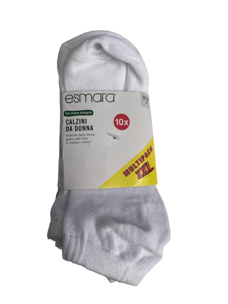 Носки Esmara 450562x04 10в1 женские р. 35-38 Бело-серый (194150)