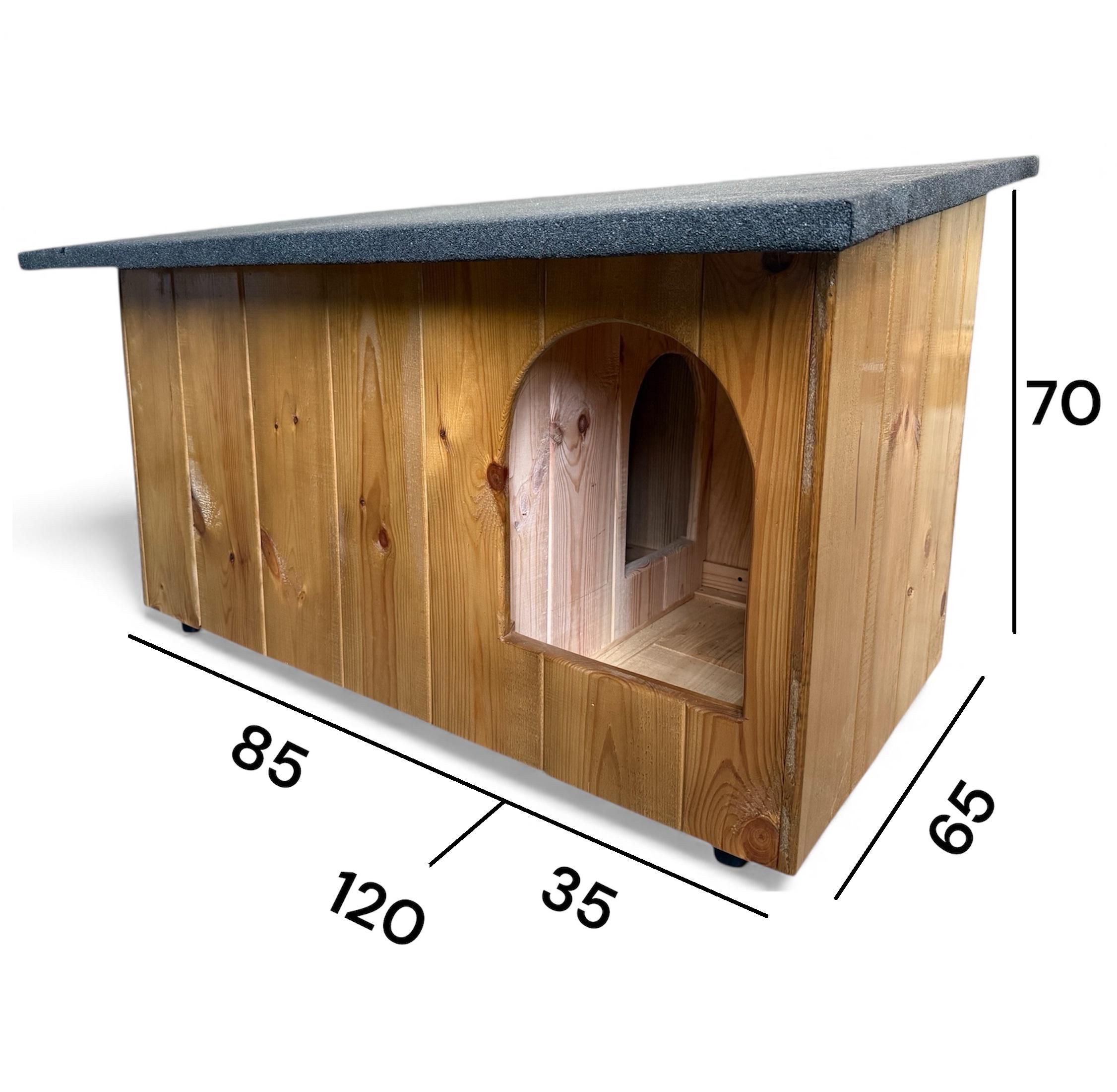Будка для собаки Boss House 180 Стандарт 65х120 см (30857949) - фото 2 Будка для собаки Boss House 180 Стандарт 65х120 см (30857949) - фото 2
