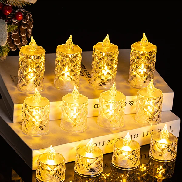 Набір LED-свічок різного розміру 6 шт. (C01205-1) - фото 3 Набір LED-свічок різного розміру 6 шт. (C01205-1) - фото 3