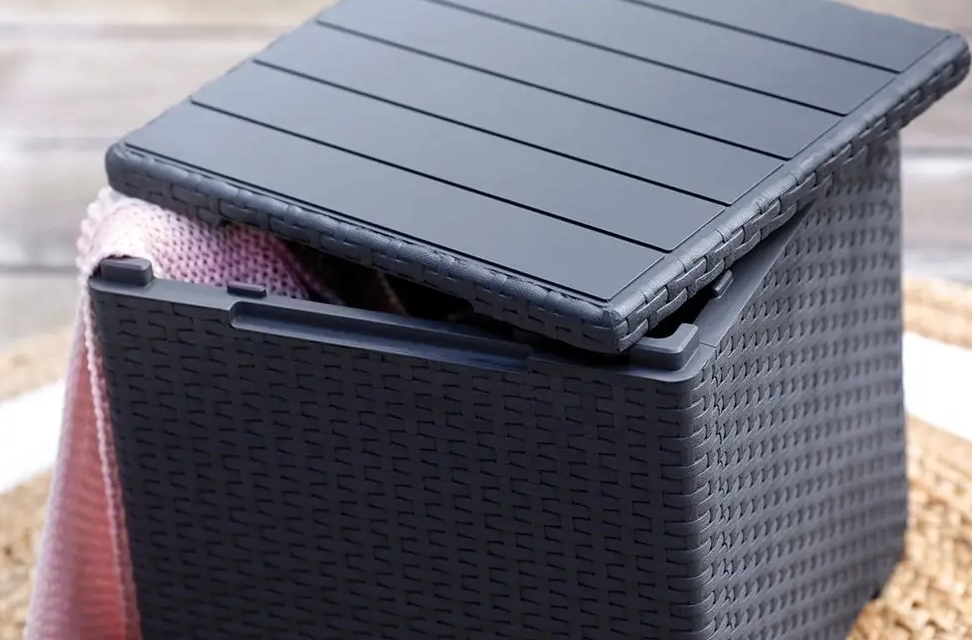 Стол-ящик садовый Keter Vigo storage box Графитовый (254958) - фото 5
