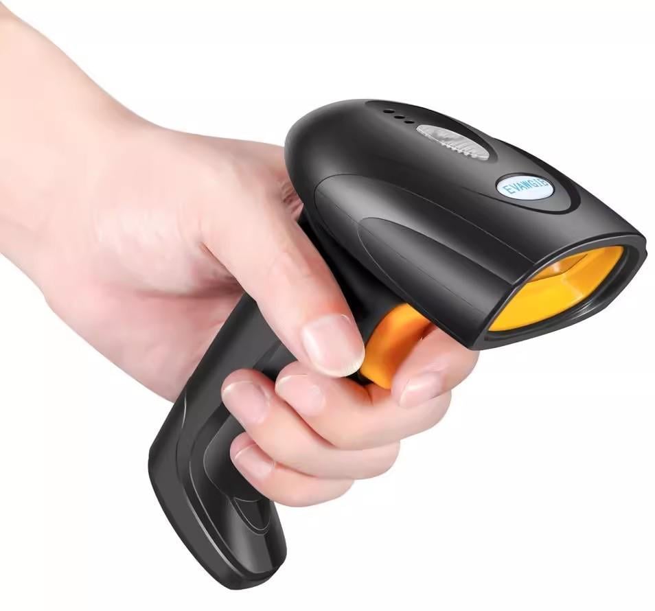 Сканер лазерный EvaWGib 1D/2D/QR USB Черный (29044483) - фото 2