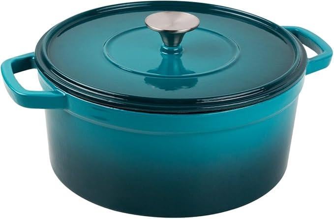 Кастрюля чугунная AILIBOO с крышкой 2,8л