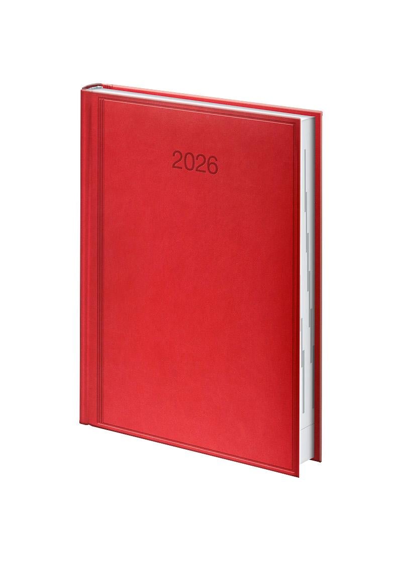 Офисный ежедневник А5 Brunnen 2026 Стандарт Torino Красный (73-795 38206)