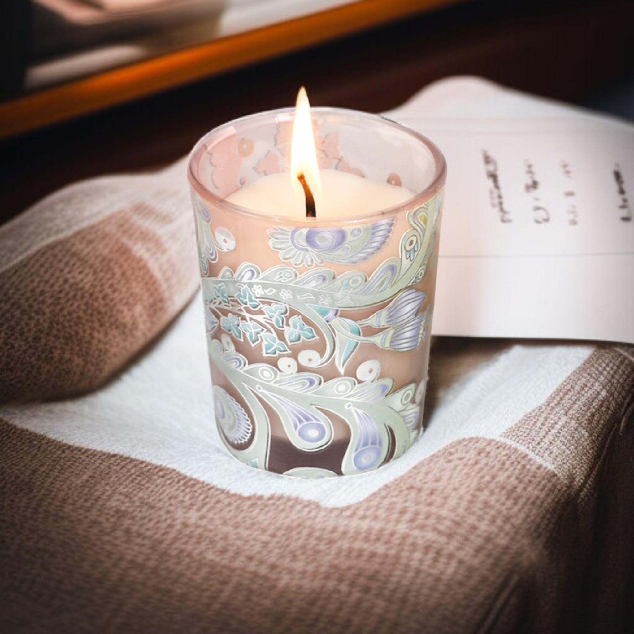 Свеча в стакане Tulip pink Розовый