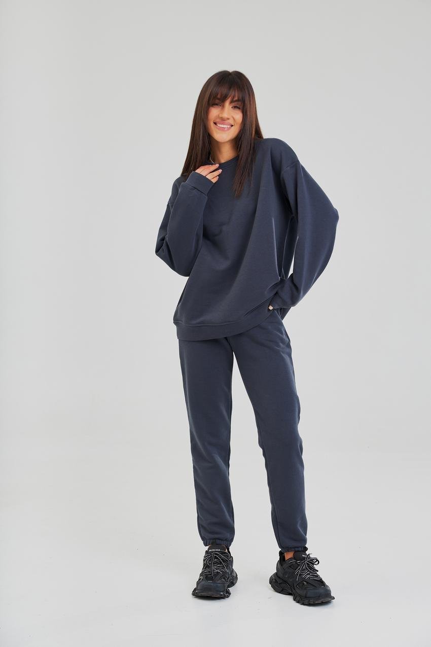 Спортивный костюм женский М123 со свитшотом и джогерами 3х-петля S Фуме (531-1-60)