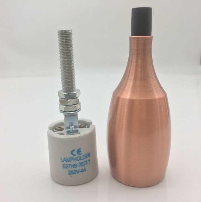 Патрон декоративный Smooth Bottle E27 Red Bronze (2006) - фото 3