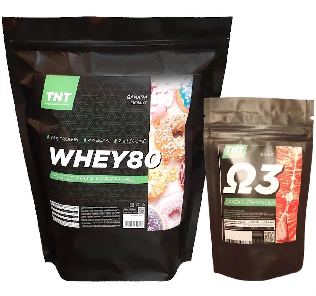 Комплекс TNT Nutrition Протеїн 2 кг/Омега-3