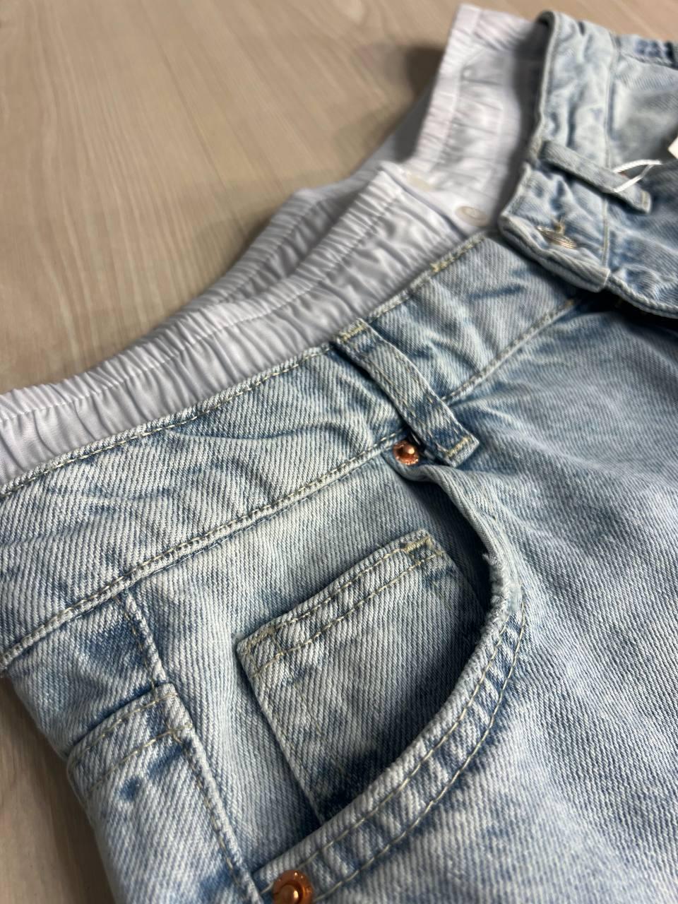 Шорты женские джинсовые Its'Basic 3357 бермуды средняя длина р. 40 Голубой (3979) - фото 2 Шорты женские джинсовые Its'Basic 3357 бермуды средняя длина р. 40 Голубой (3979) - фото 2