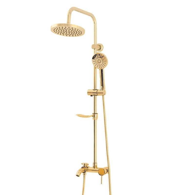 Душова колона з мильницею Rea Luis Gold Золотий (REA-P7006) Душова колона з мильницею Rea Luis Gold Золотий (REA-P7006)