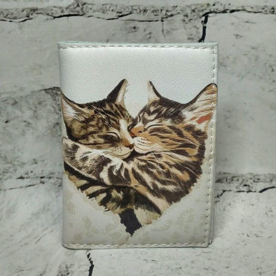 Обложка для ID паспорта Котики Мур (D-36) Обложка для ID паспорта Котики Мур (D-36)