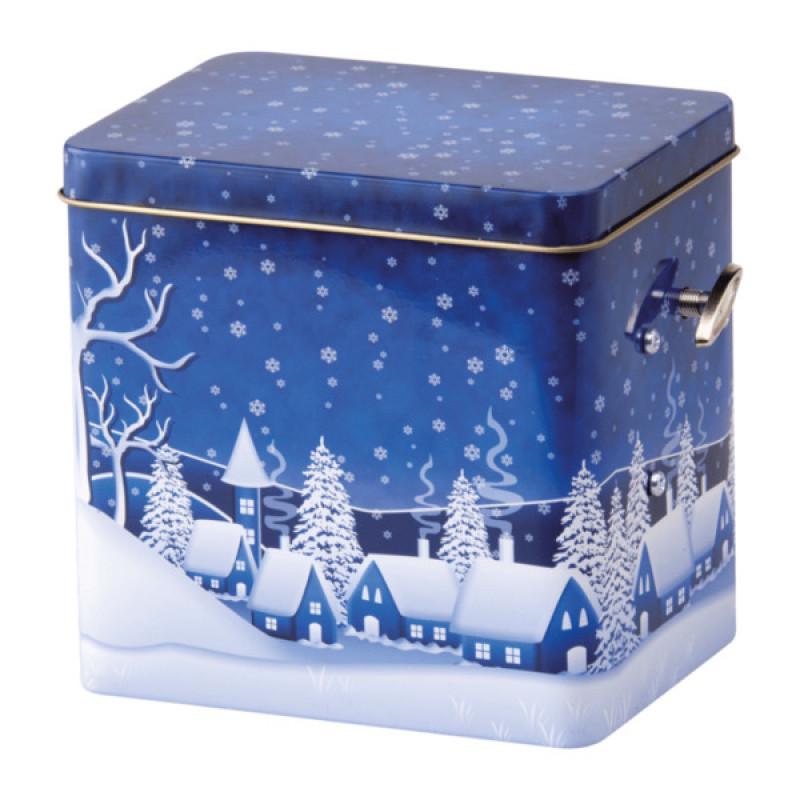 Печенье в музыкальной шкатулке Lambertz Lebkuchen-Spieluhrdose Снежный хутор 200 г