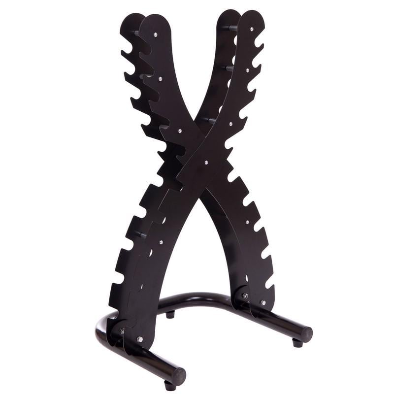 Стойка для гантелей TA-2268 Х-образная Черный (58363131) - фото 4 Стойка для гантелей TA-2268 Х-образная Черный (58363131) - фото 4