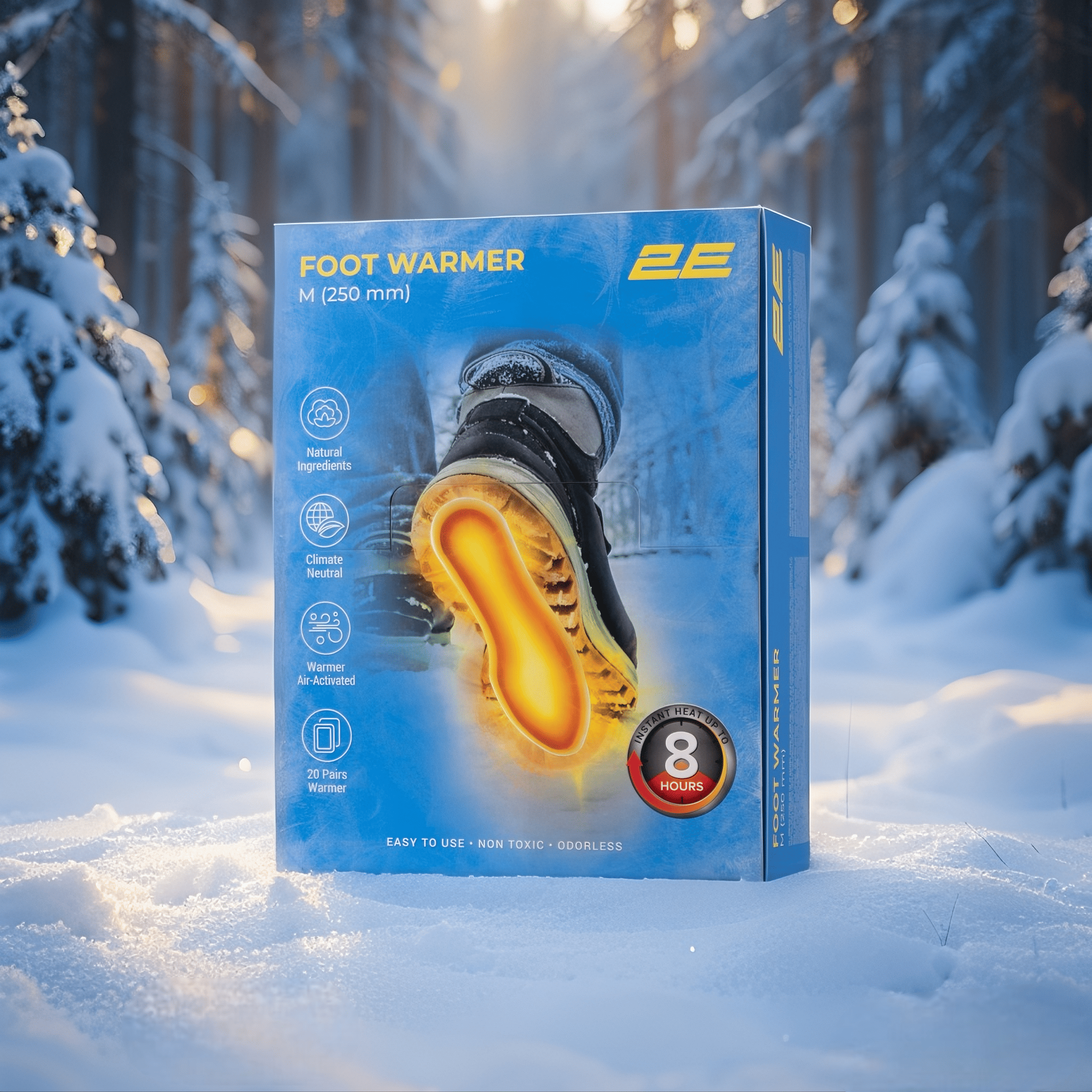 Грелки-устьи термохимические для ног 2E Tactical греет до 8 часов M 250 мм 20 пар Белый (2E-NAFW8M-DB) Грелки-устьи термохимические для ног 2E Tactical греет до 8 часов M 250 мм 20 пар Белый (2E-NAFW8M-DB)