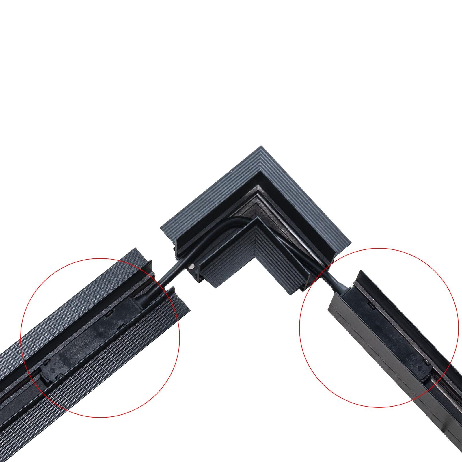 Соединитель угловой Prolum для магнитного трекового шинопровода R20 (29505838) - фото 2 Соединитель угловой Prolum для магнитного трекового шинопровода R20 (29505838) - фото 2