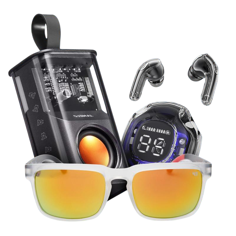 Наушники Ultrapods Pro и солнцезащитные очки SP001/портативная колонка A036 (7e500c09) Наушники Ultrapods Pro и солнцезащитные очки SP001/портативная колонка A036 (7e500c09)