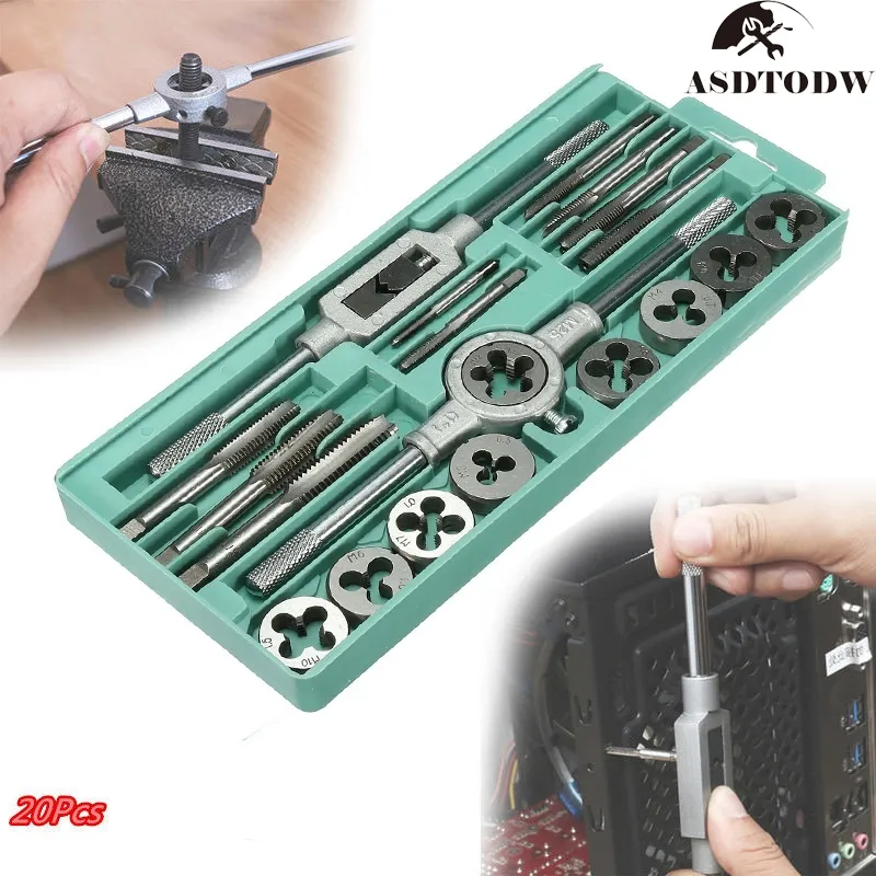 Набор метчиков и плашек вольфрам 20 шт. - фото 4 Набор метчиков и плашек вольфрам 20 шт. - фото 4