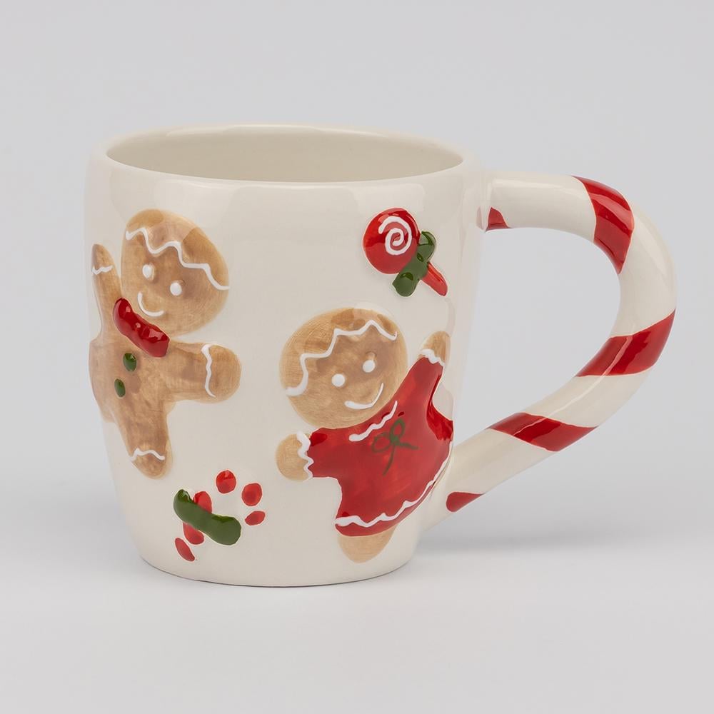 Чашка Імбирна парочка в червоному 400 мл (6037-011) - фото 1 Чашка Імбирна парочка в червоному 400 мл (6037-011) - фото 1