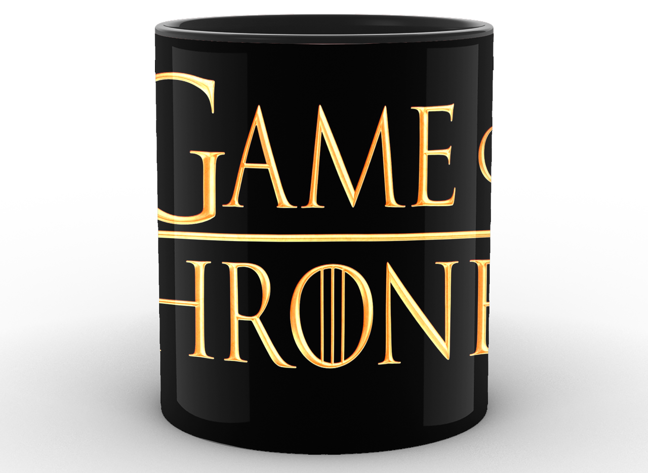 Чашка Gee! Game of Thrones Игра Престолов Лого GT.02.048 Черный