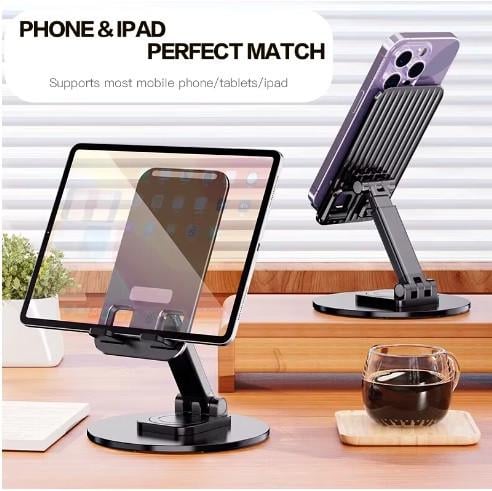 Подставка для телефона на вращающийся стол на 360° - фото 2