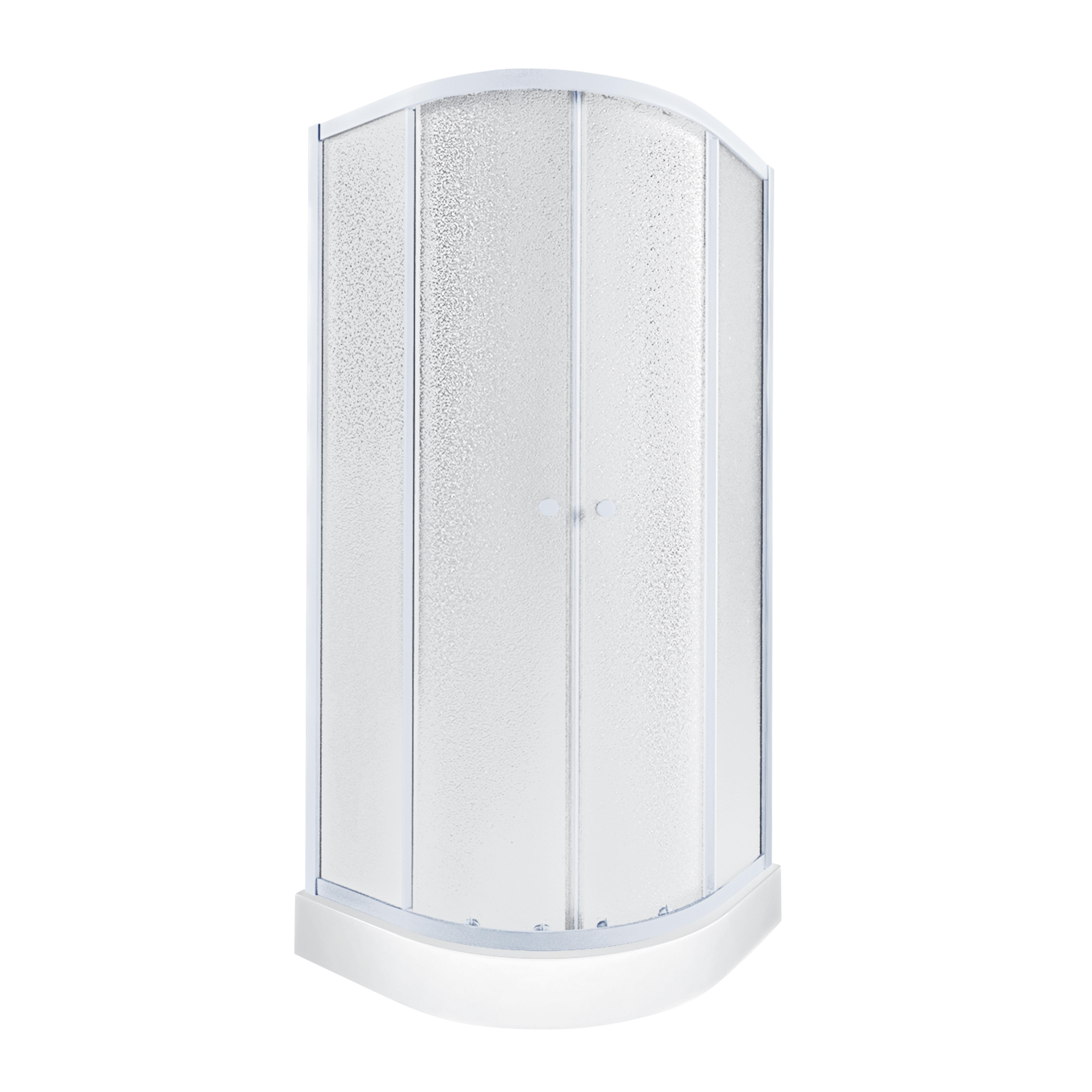 Душевая кабина Qtap Presto/Robin PREWHI1099AP5SET 90x90x197 см Белый (124531)