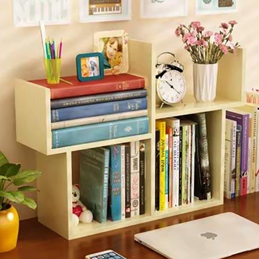 Полка книжная настольная из дерева Опортуна Лимонад (КПА-020551)