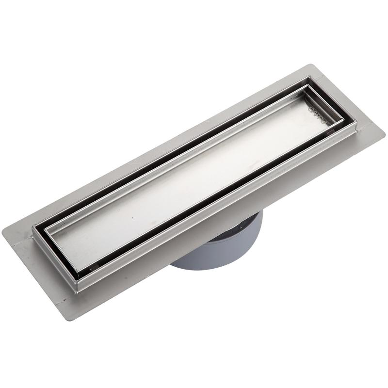 Трап душевой под плитку Gappo G83007-4 поворотный сифон 70х300 мм (1043329)