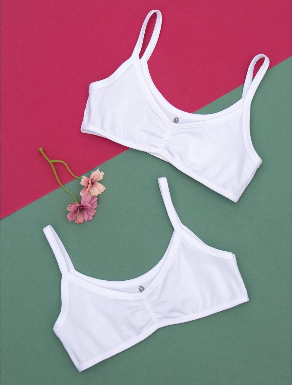 Набір топів для дівчинки BAYKAR р. 3 122-128 см 5-6 років 3 шт. Білий (4407-01) Набір топів для дівчинки BAYKAR р. 3 122-128 см 5-6 років 3 шт. Білий (4407-01)