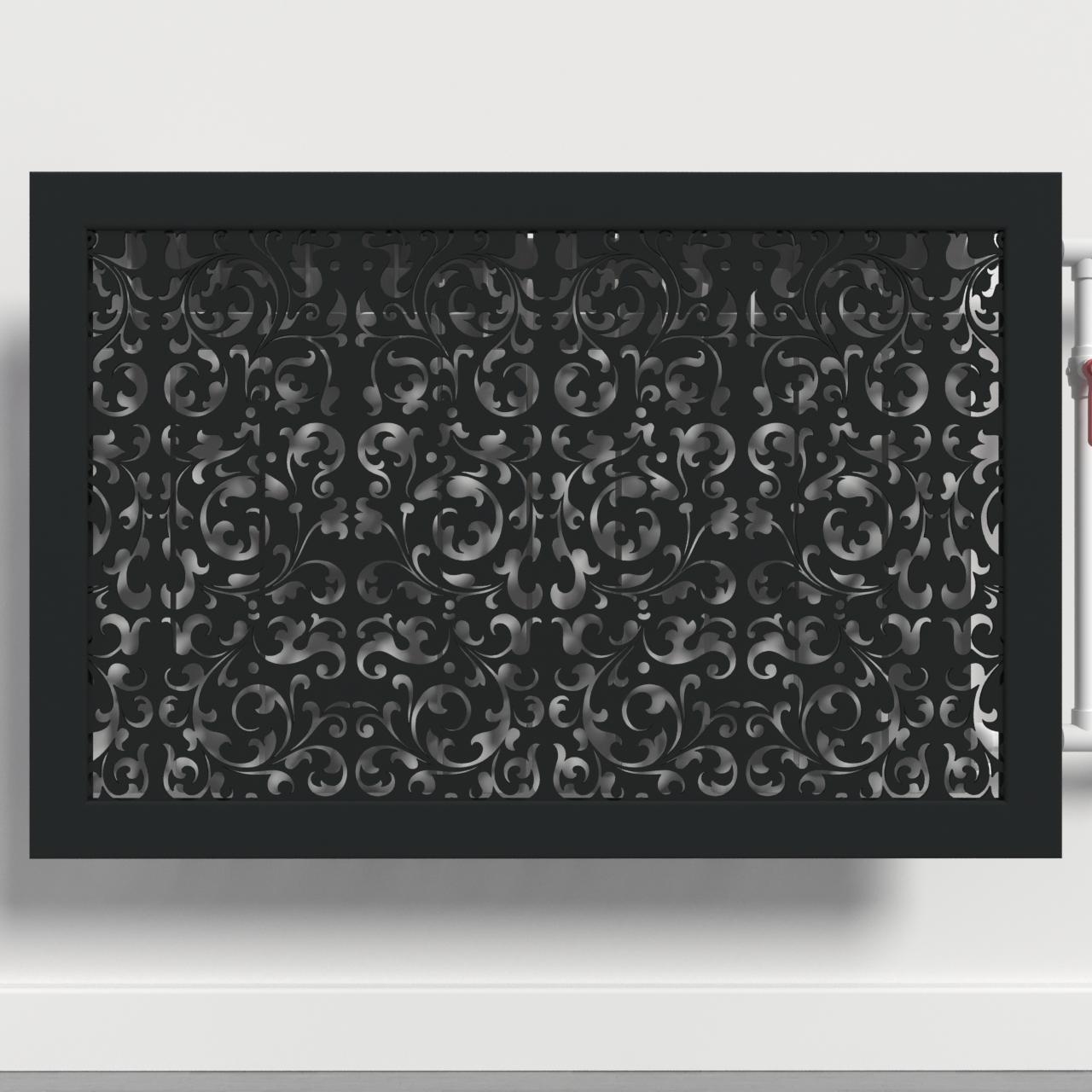 Решетка-экран на батарею SMARTWOOD 900 мм Чорный (R20173107)