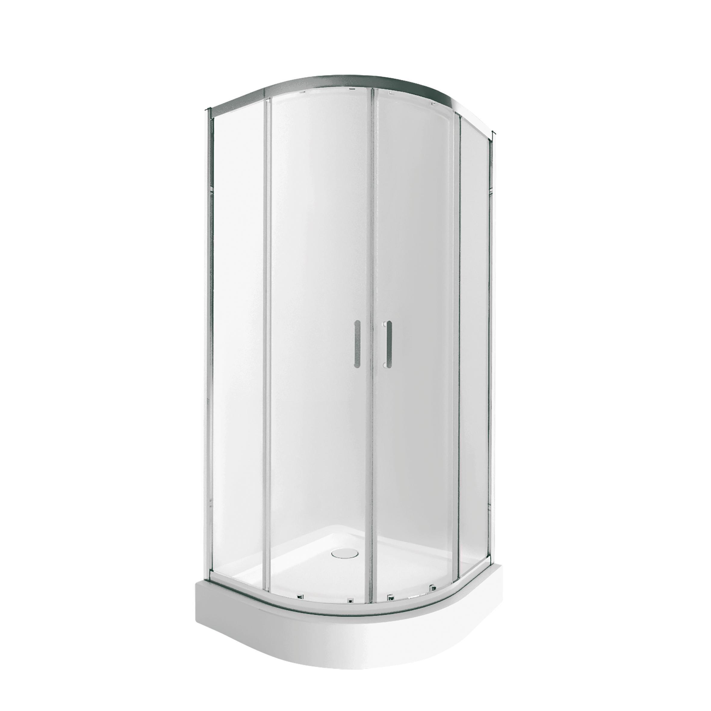 Душевая кабина Qtap Taurus CRM1011AC6 Clear 2020x1000x1000 мм/поддон Robin 301112 100x100x12 см с сифоном (1148946)
