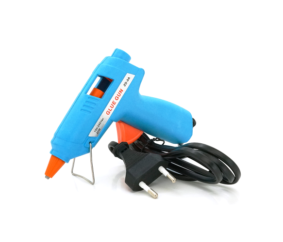 Пистолет клеевой VOLTRONIC ZD-5A 220V 20W 7 мм Blue (EM-ZD-5A)