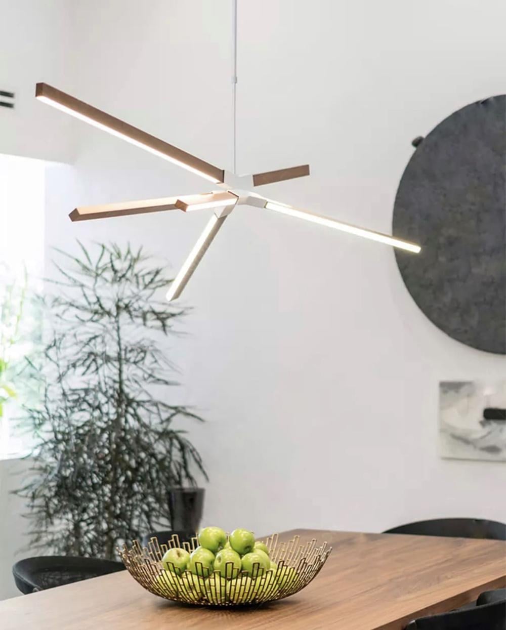 Светильник современный с LED рожками (NO7WT)