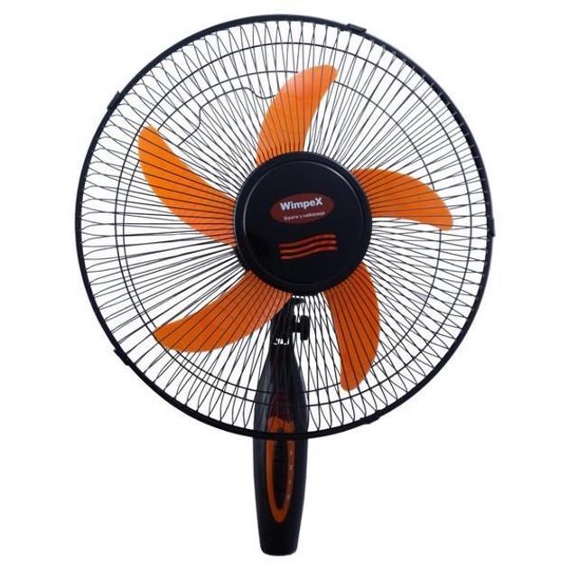 Вентилятор підлоговий Wimpex поворотний/електричний із захисними ґратами 100 Вт Чорно-помаранчевий (WX-1612) - фото 3 Вентилятор підлоговий Wimpex поворотний/електричний із захисними ґратами 100 Вт Чорно-помаранчевий (WX-1612) - фото 3