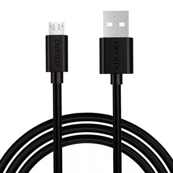 Кабель Choetech USB AM-Micro BM 1,2 м Black (AB003-BK)