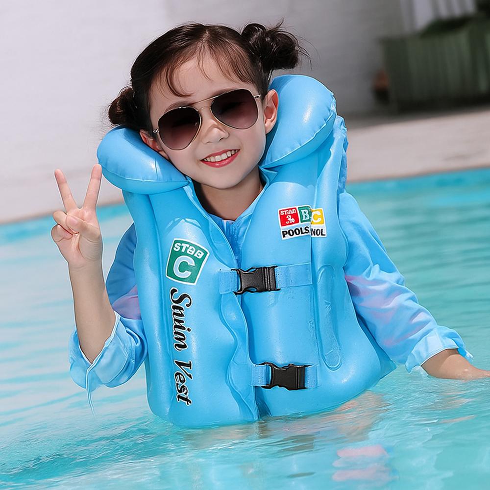 Надувной жилет для плавания для детей Wave 45 см Голубой (52-гол-BT-6525-M)