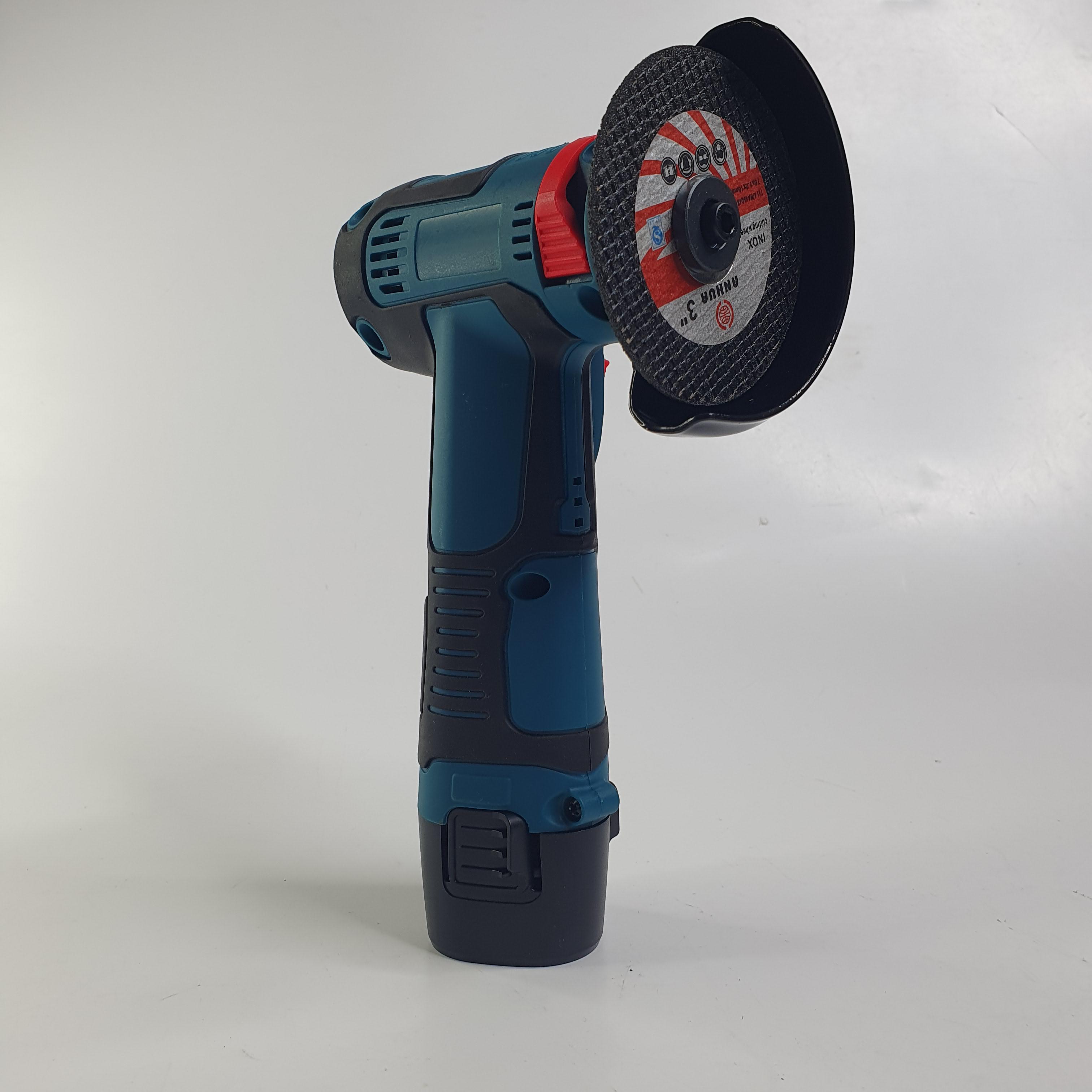 Болгарка кутова 500 Вт з 2 акумуляторами в кейсі (TD-25-Blue) - фото 4