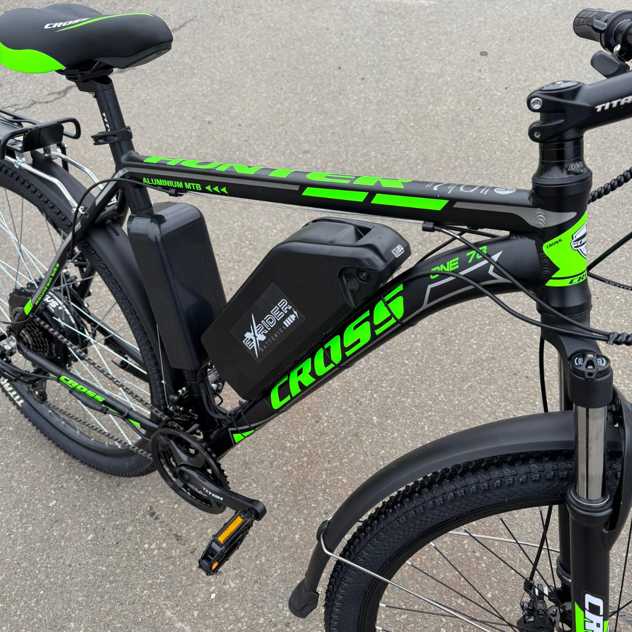 Велосипед з Е-комплектом Titan з багажником 29" Hunter 2025 48 В 1000 Вт MXSUS 15 Ah/до 55 км запас ходу з дисплеєм LSD10/Pas-ассистент (c4e8ad5b) - фото 4